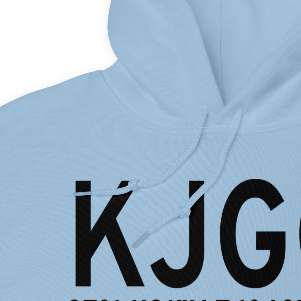 Williamsburg Jamestown Airport (KJGG) ICAO Hoodie Sweatshirt 