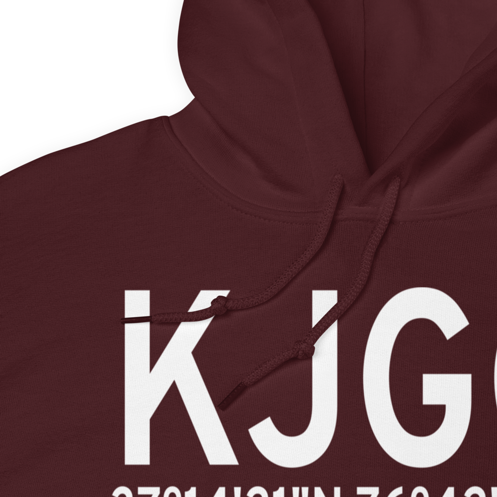 Williamsburg Jamestown Airport (KJGG) ICAO Hoodie Sweatshirt 