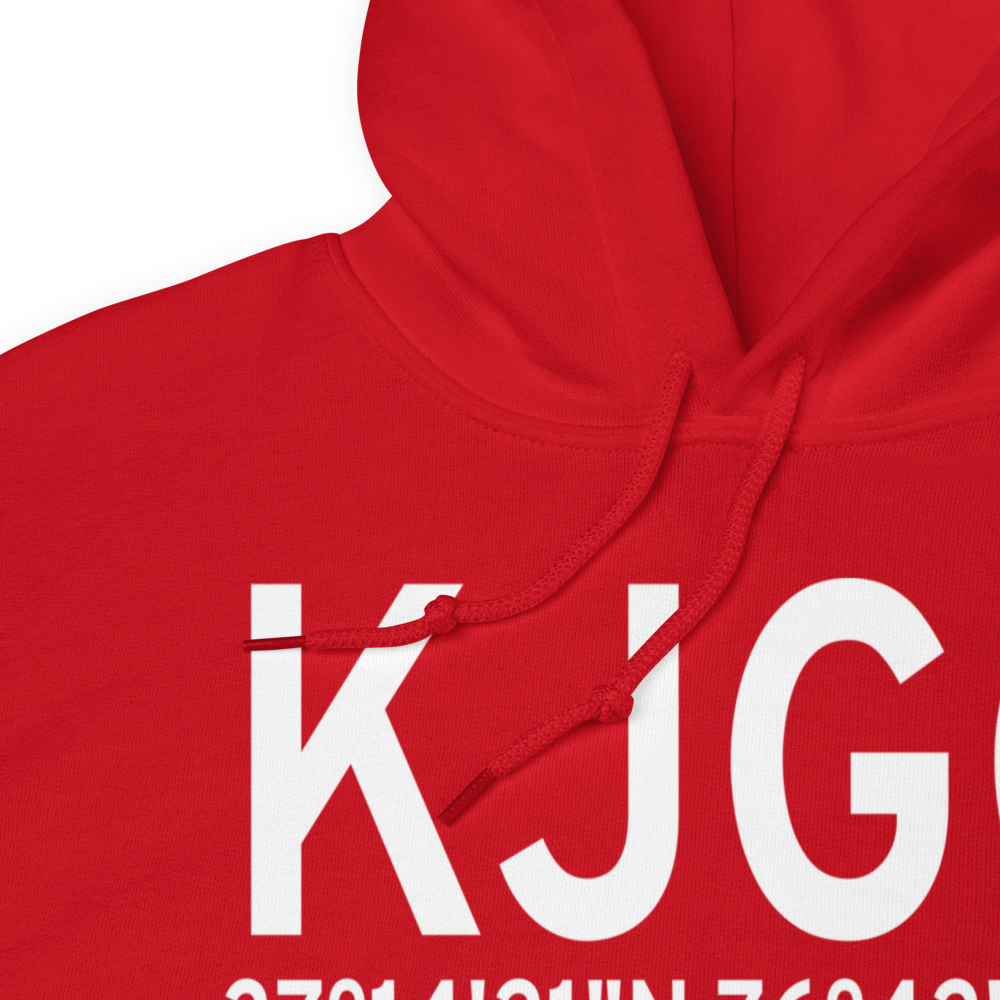 Williamsburg Jamestown Airport (KJGG) ICAO Hoodie Sweatshirt 