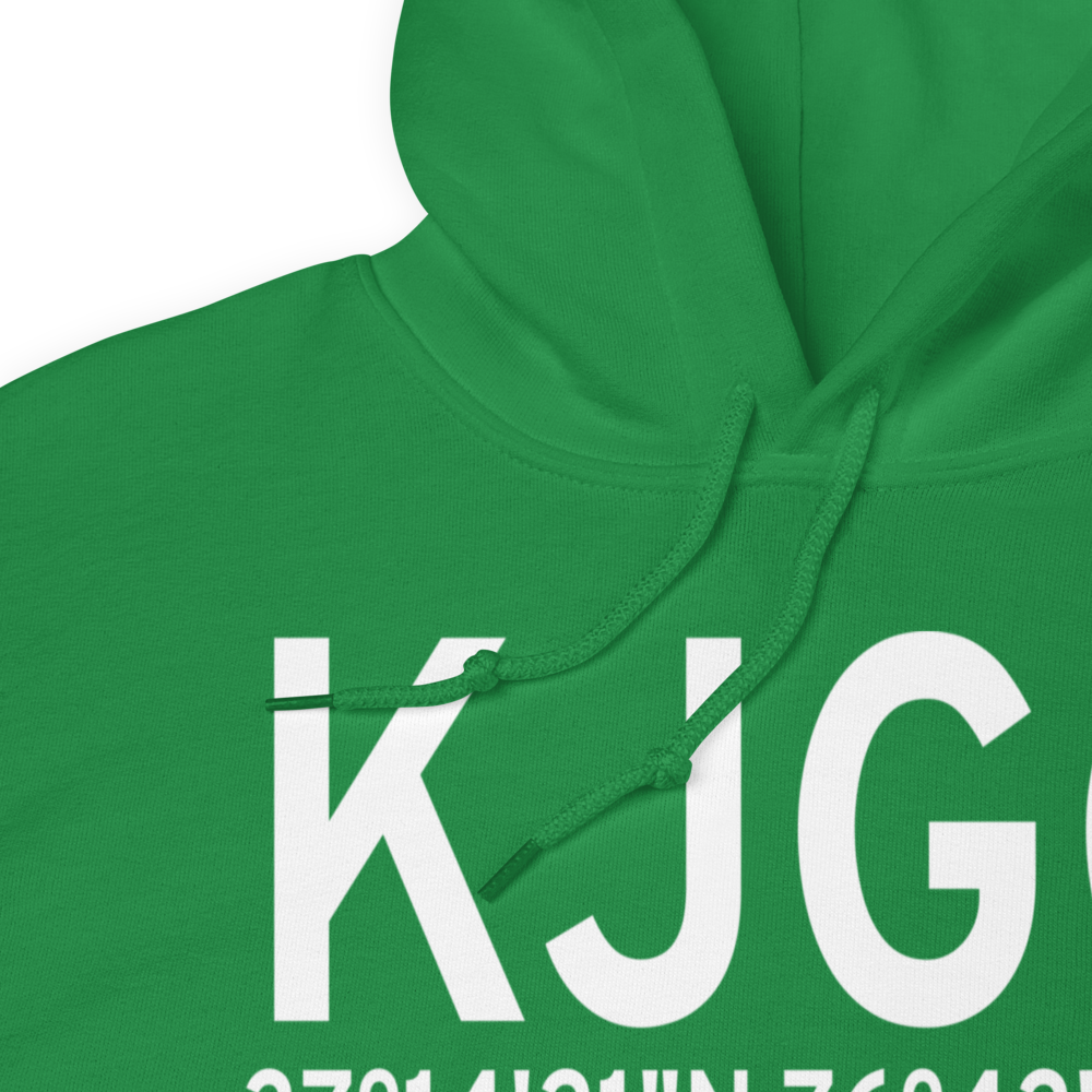 Williamsburg Jamestown Airport (KJGG) ICAO Hoodie Sweatshirt 