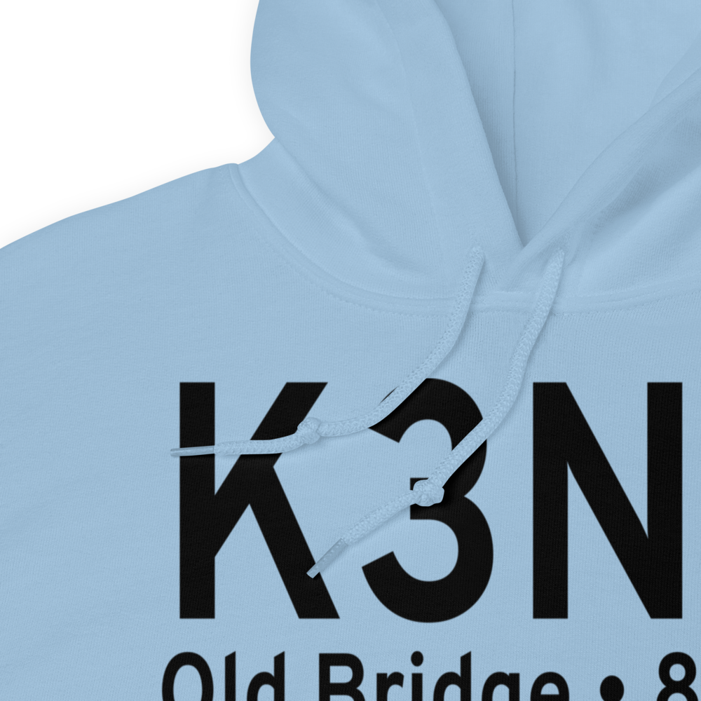 Old Bridge Airport (K3N6) ICAO Hoodie Sweatshirt 