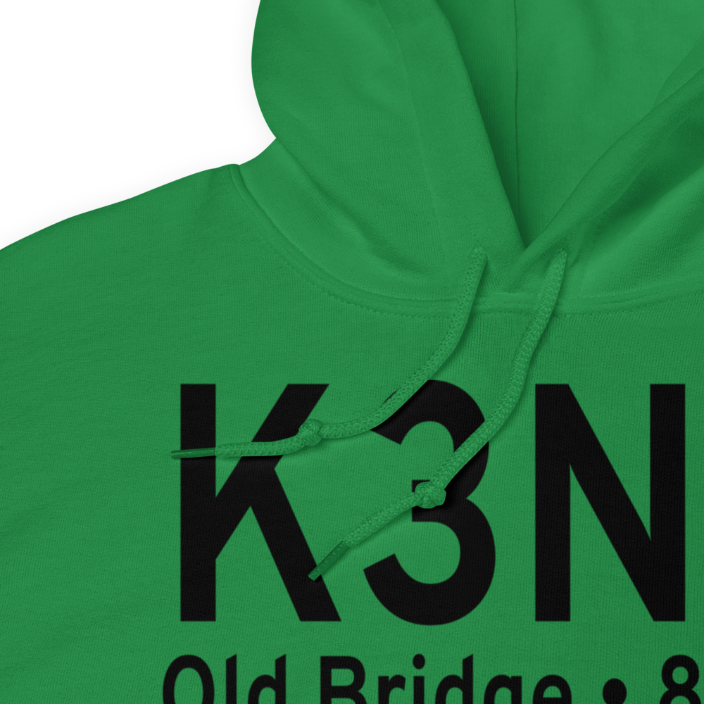 Old Bridge Airport (K3N6) ICAO Hoodie Sweatshirt 