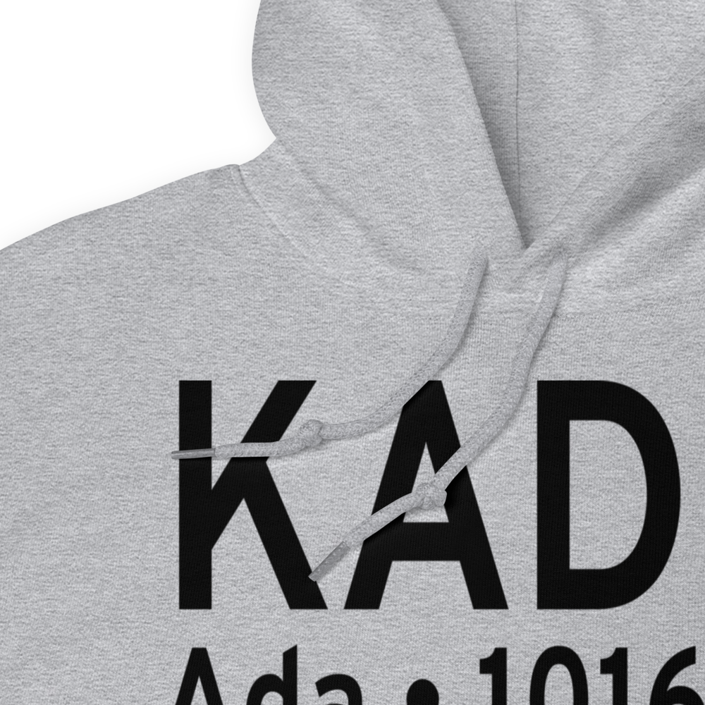 Ada Regional Airport (KADH) ICAO Hoodie Sweatshirt 