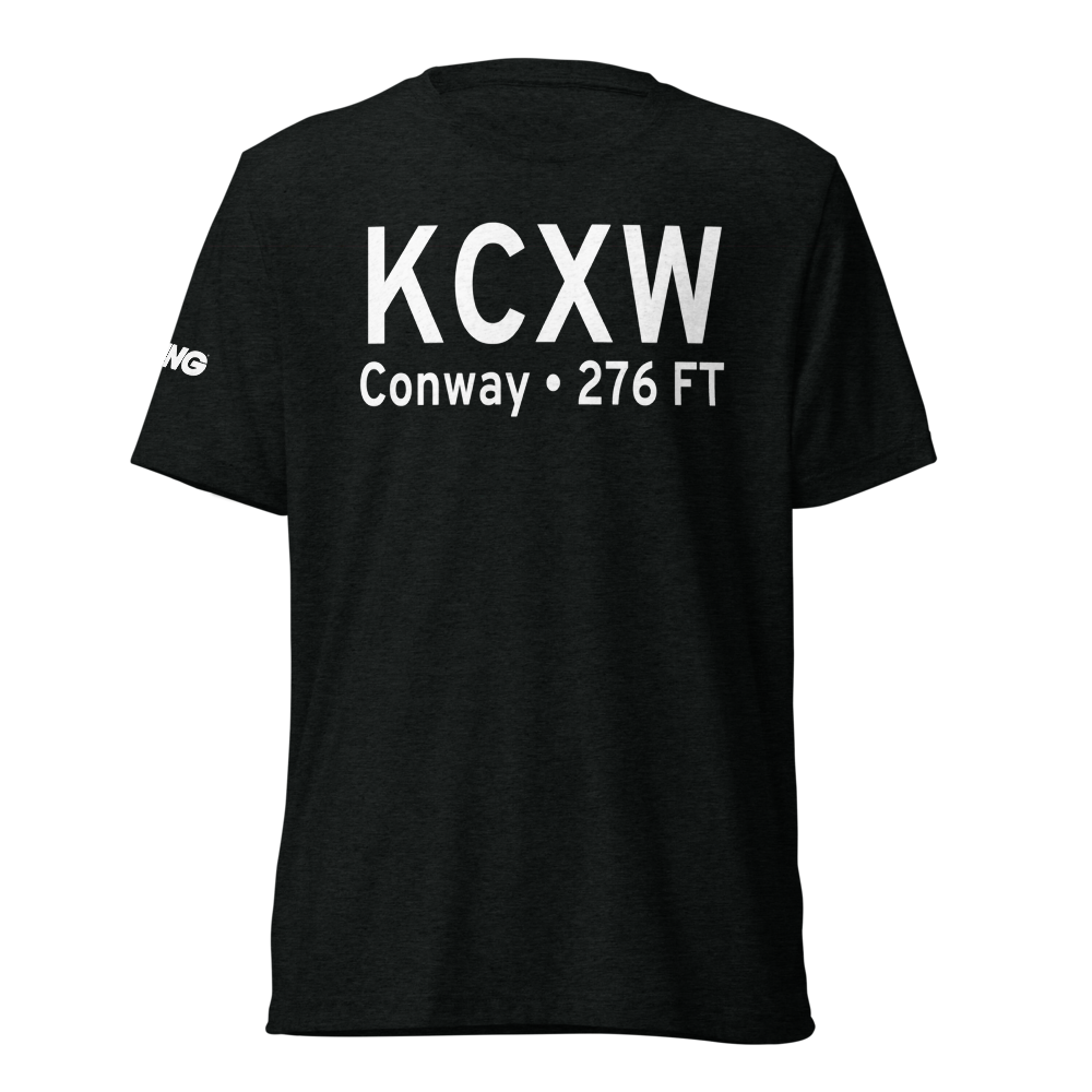 Cantrell Field Airport (KCXW) ICAO Tri-blend T-Shirt 
