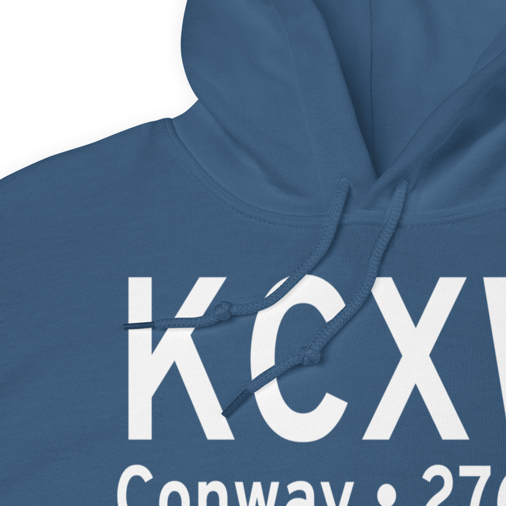 Cantrell Field Airport (KCXW) ICAO Hoodie Sweatshirt 