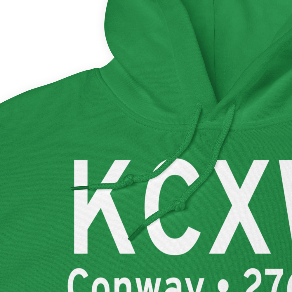 Cantrell Field Airport (KCXW) ICAO Hoodie Sweatshirt 