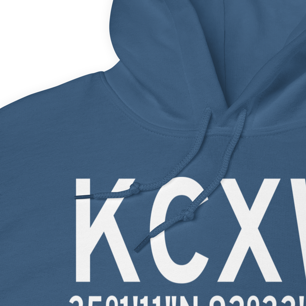 Cantrell Field Airport (KCXW) ICAO Hoodie Sweatshirt 