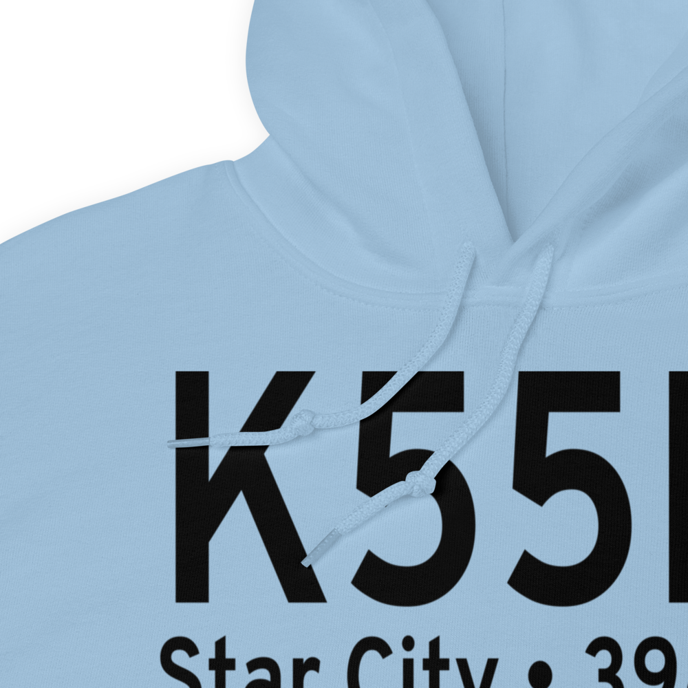 Star City Municipal Airport (K55M) ICAO Hoodie Sweatshirt 