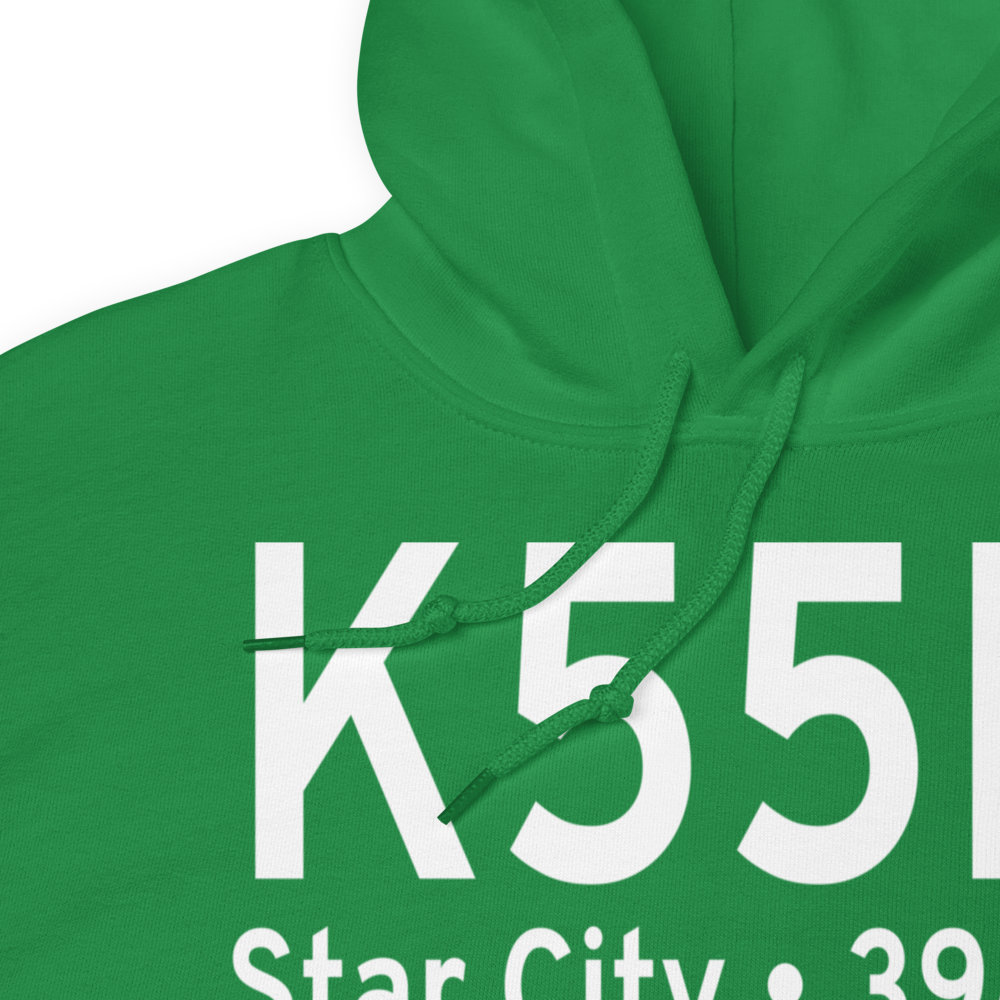 Star City Municipal Airport (K55M) ICAO Hoodie Sweatshirt 