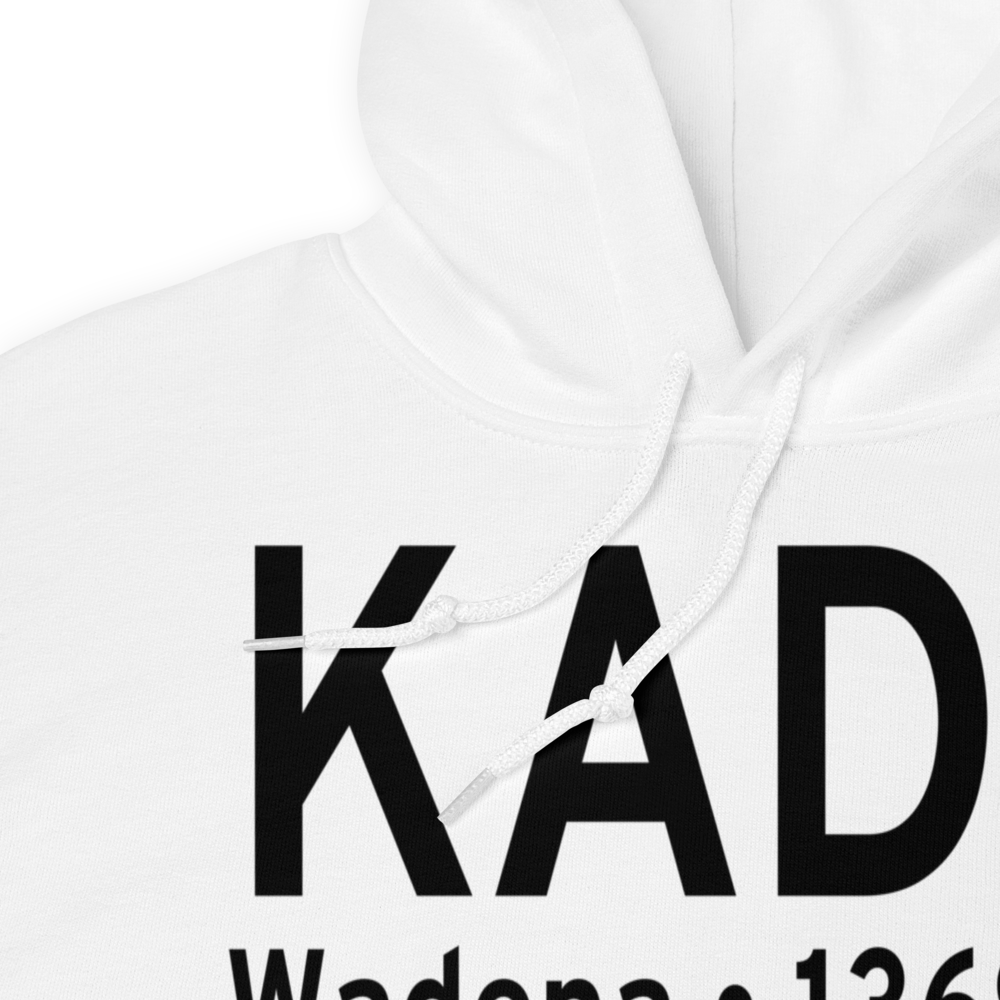 Wadena Municipal Airport (KADC) ICAO Hoodie Sweatshirt 