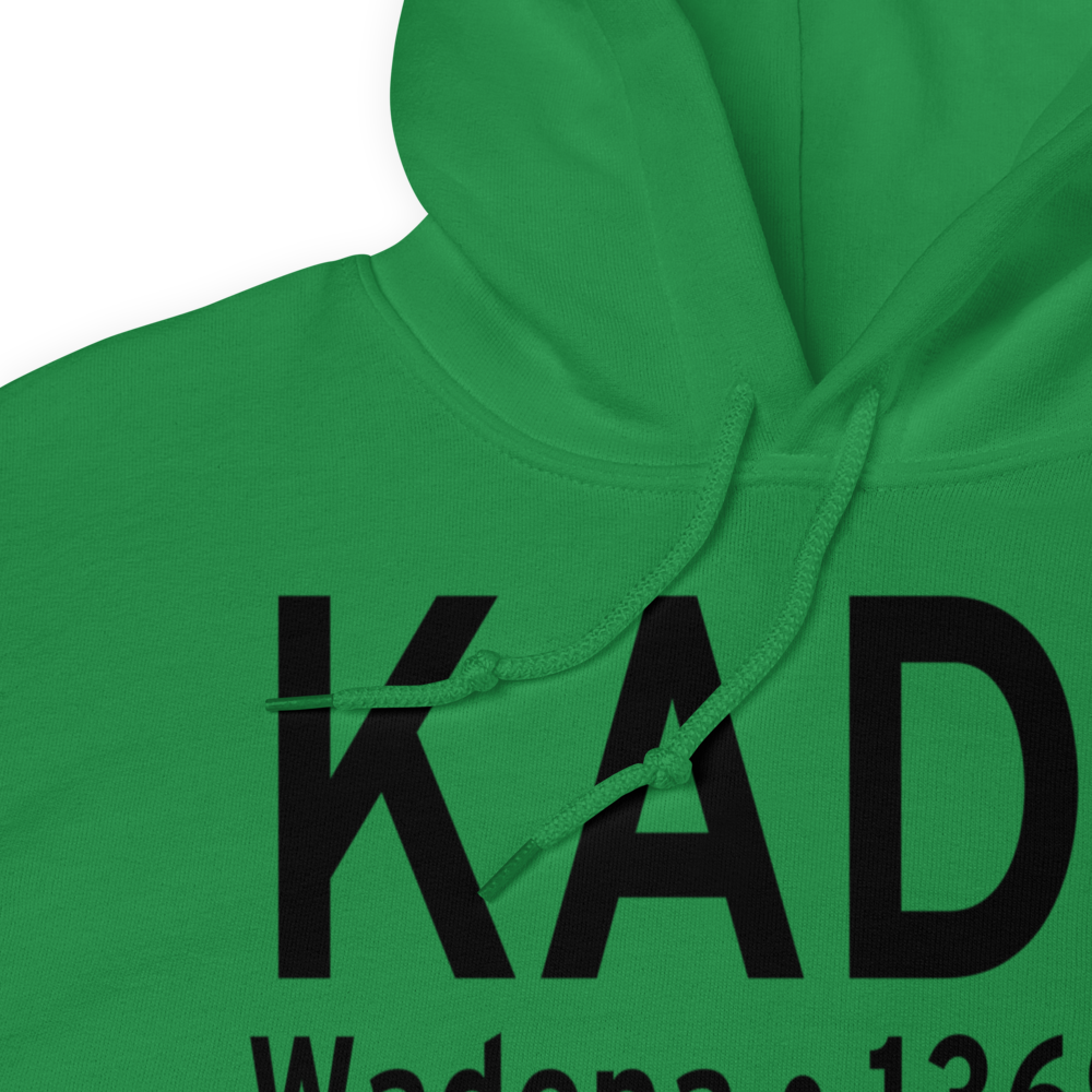 Wadena Municipal Airport (KADC) ICAO Hoodie Sweatshirt 
