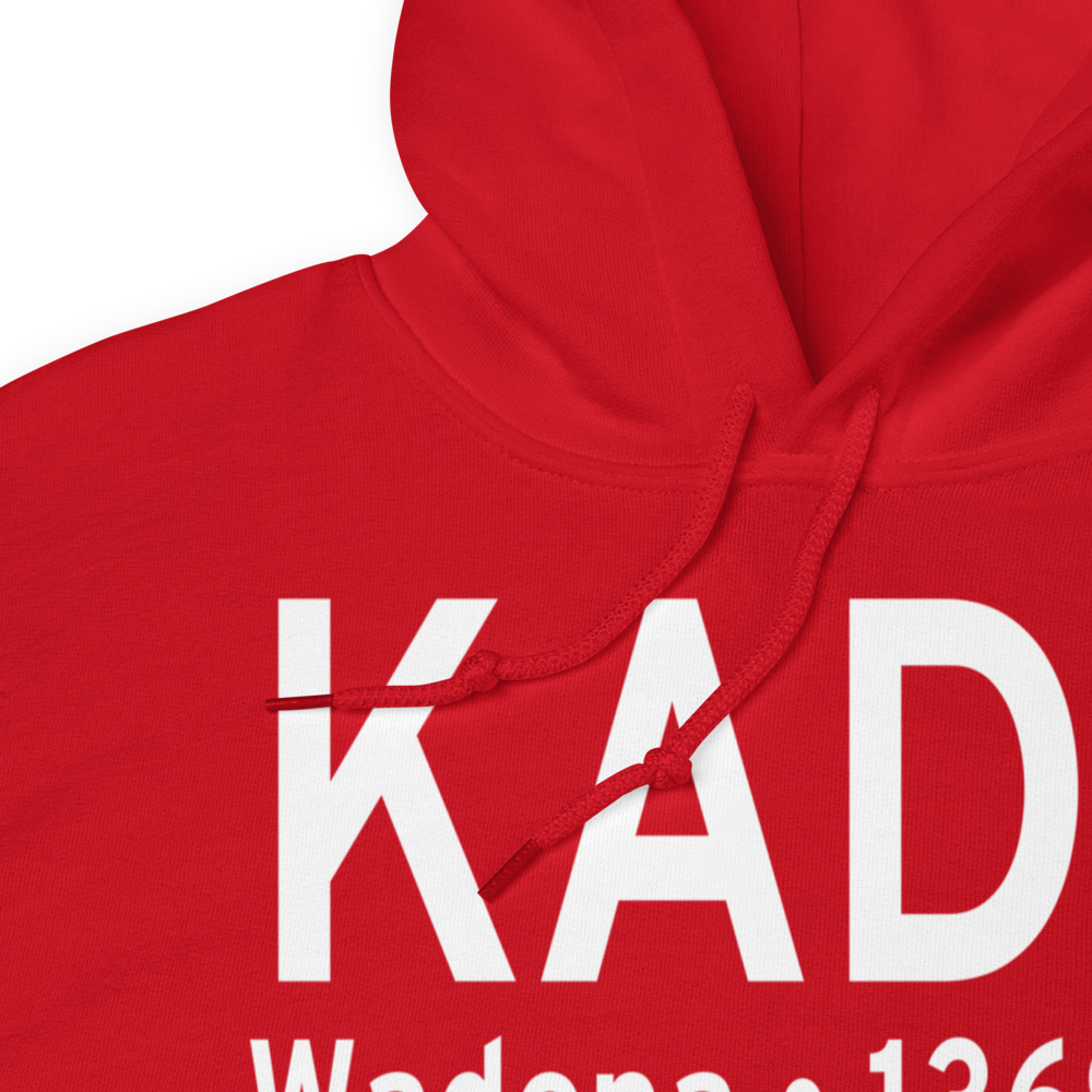 Wadena Municipal Airport (KADC) ICAO Hoodie Sweatshirt 