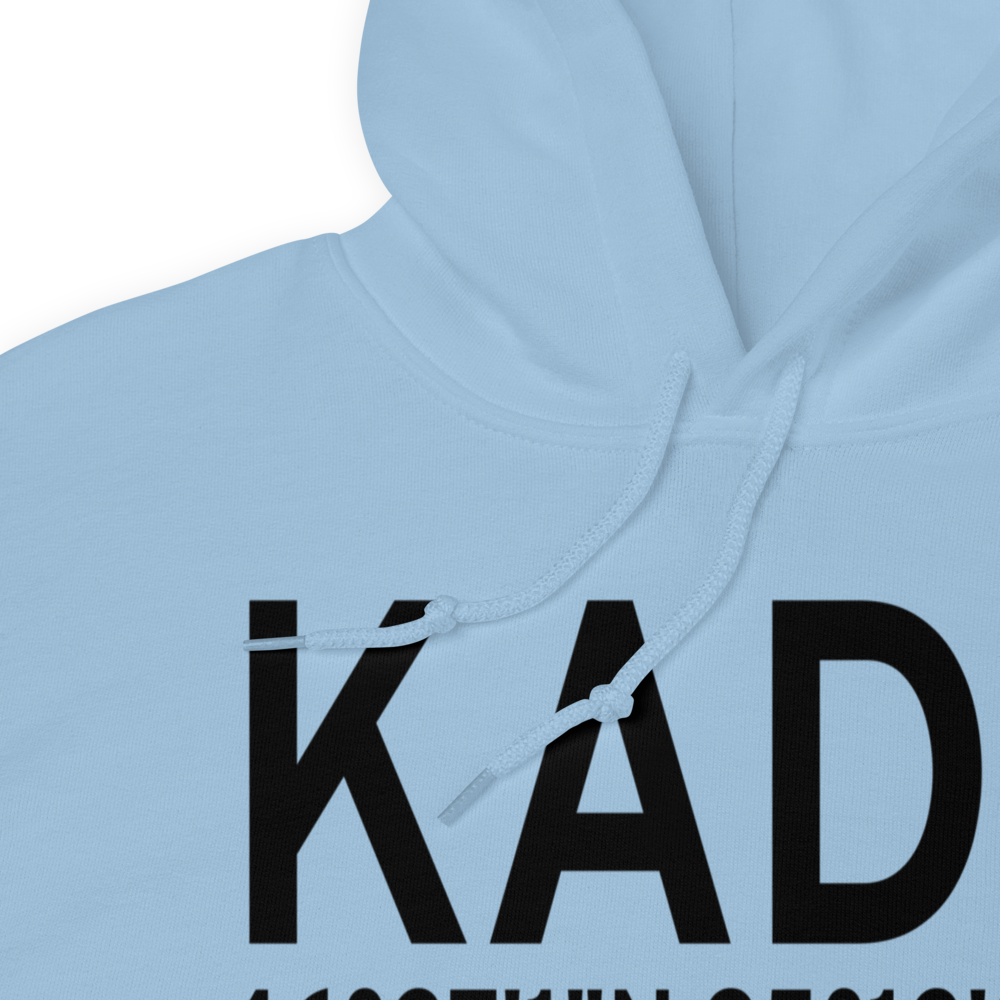 Wadena Municipal Airport (KADC) ICAO Hoodie Sweatshirt 