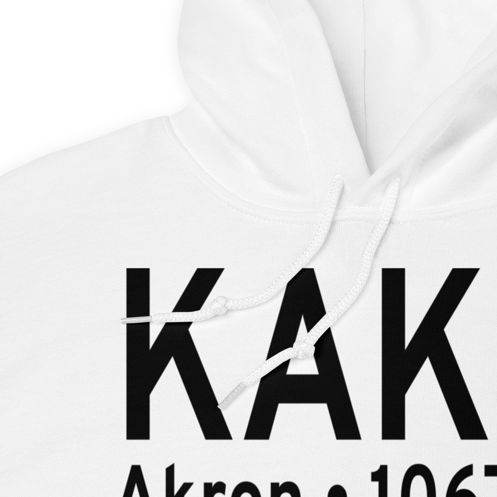 Akron Fulton International Airport (KAKR) ICAO Hoodie Sweatshirt 