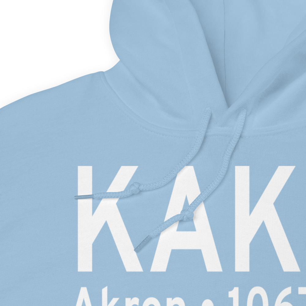 Akron Fulton International Airport (KAKR) ICAO Hoodie Sweatshirt 