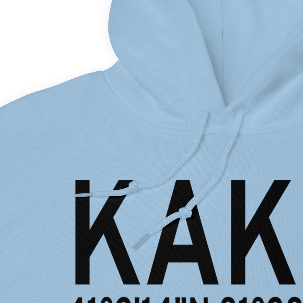 Akron Fulton International Airport (KAKR) ICAO Hoodie Sweatshirt 