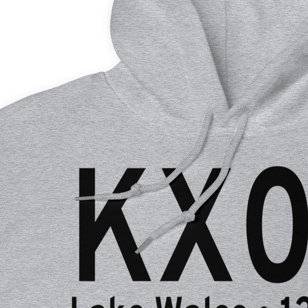 Lake Wales Municipal Airport (KX07) ICAO Hoodie Sweatshirt 