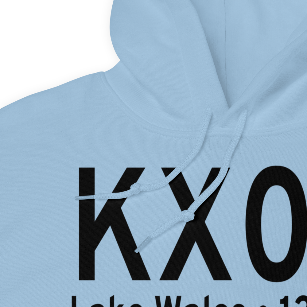Lake Wales Municipal Airport (KX07) ICAO Hoodie Sweatshirt 