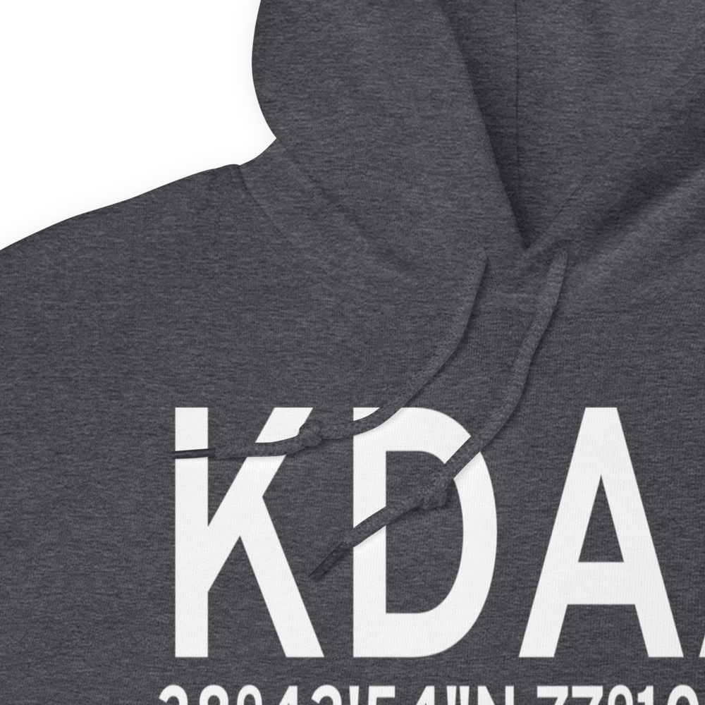 Davison Army Air Field (KDAA) ICAO Hoodie Sweatshirt 