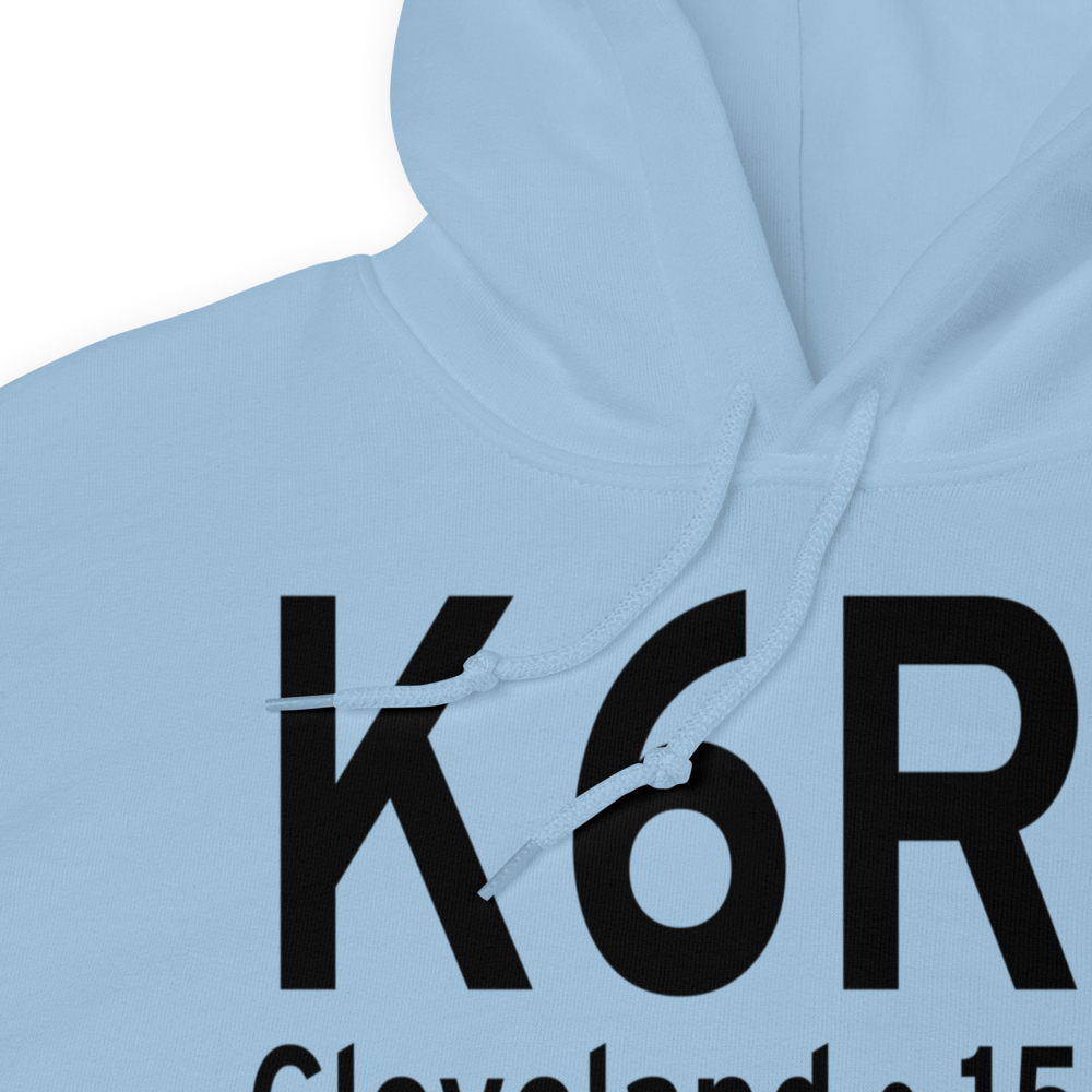 Cleveland Municipal Airport (K6R3) ICAO Hoodie Sweatshirt 