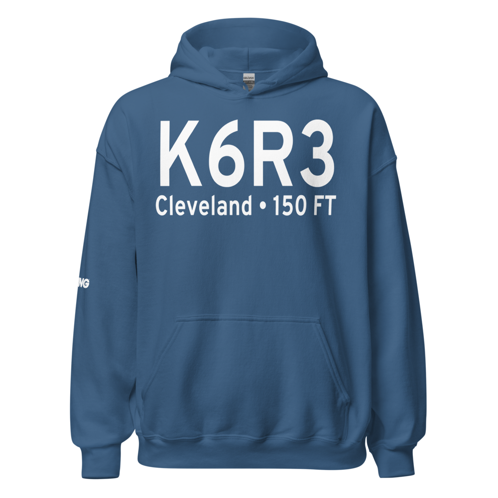 Cleveland Municipal Airport (K6R3) ICAO Hoodie Sweatshirt 