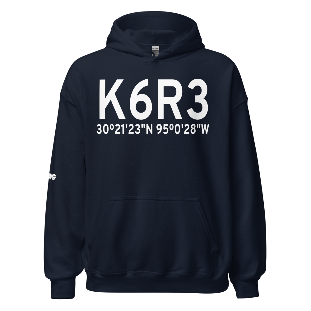 Cleveland Municipal Airport (K6R3) ICAO Hoodie Sweatshirt 