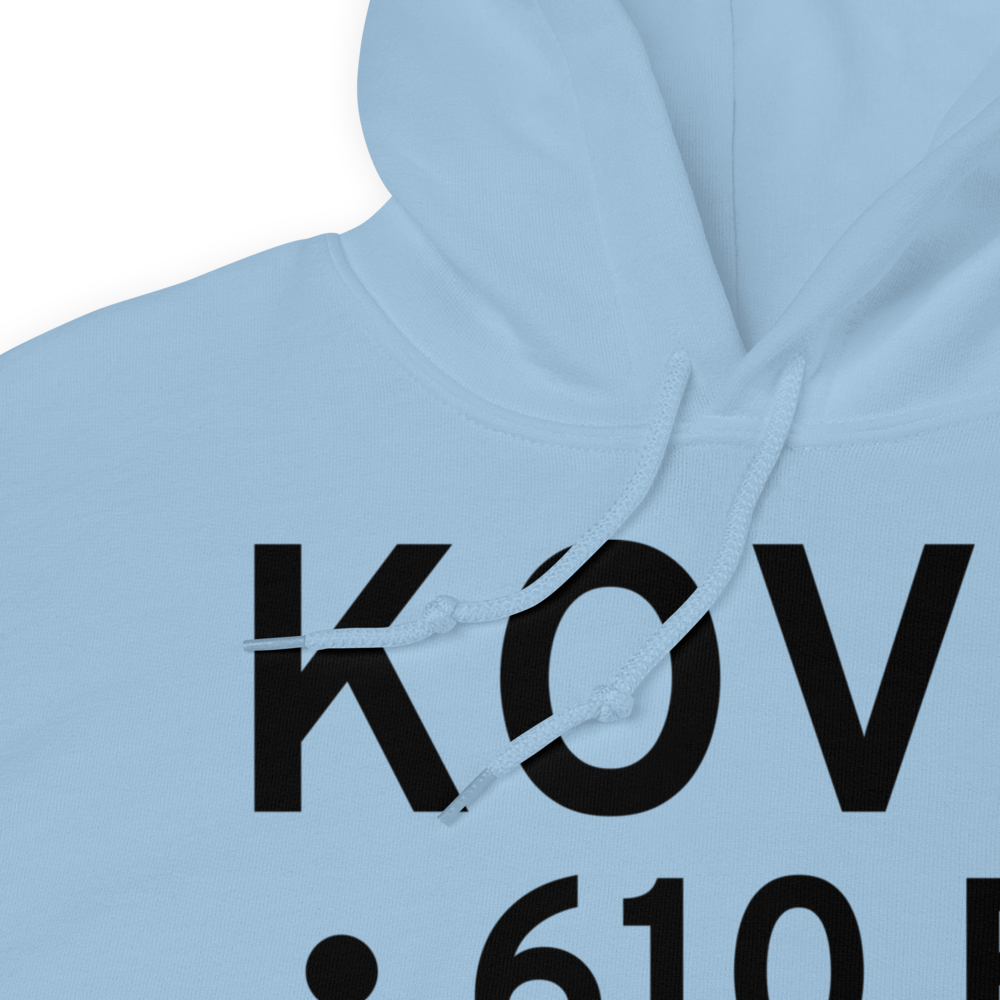 Dunkirk Airport (KOVK) ICAO Hoodie Sweatshirt 