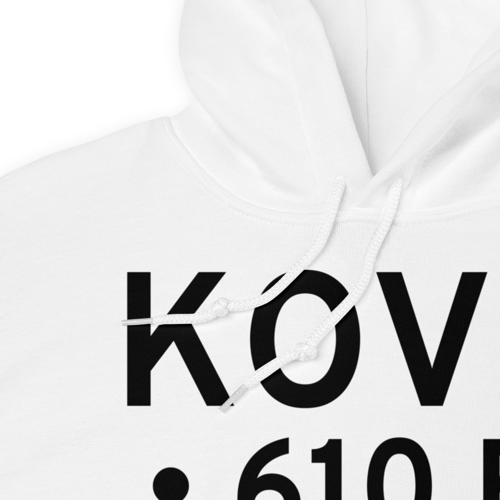 Dunkirk Airport (KOVK) ICAO Hoodie Sweatshirt 