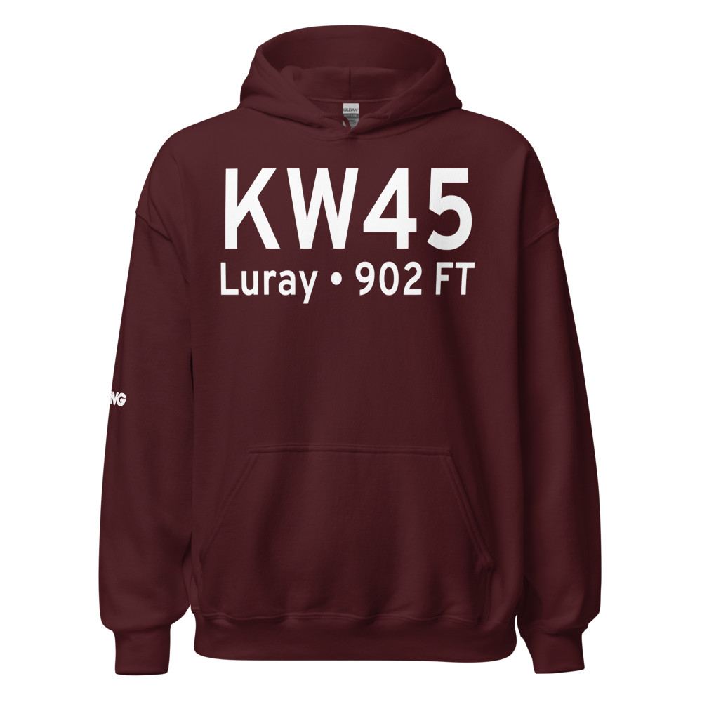 Luray Caverns Airport (KW45) ICAO Hoodie Sweatshirt 