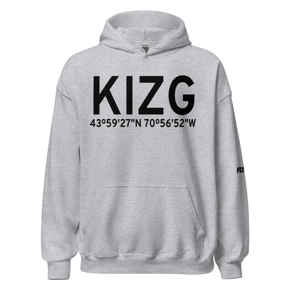 Eastern Slopes Regional Airport (KIZG) ICAO Hoodie Sweatshirt 