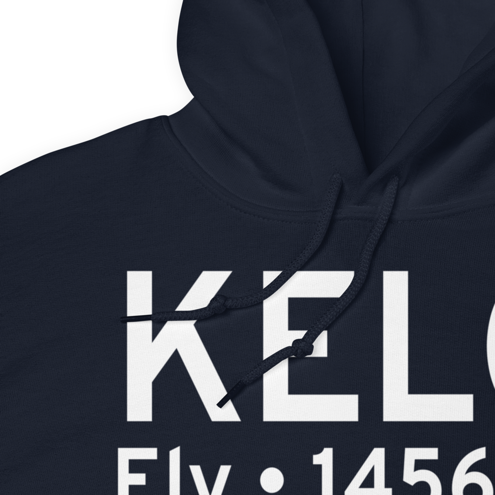 Ely Municipal Airport (KELO) ICAO Hoodie Sweatshirt 