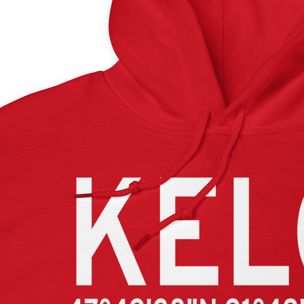Ely Municipal Airport (KELO) ICAO Hoodie Sweatshirt 