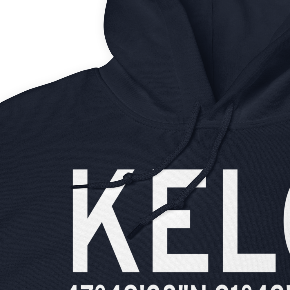 Ely Municipal Airport (KELO) ICAO Hoodie Sweatshirt 