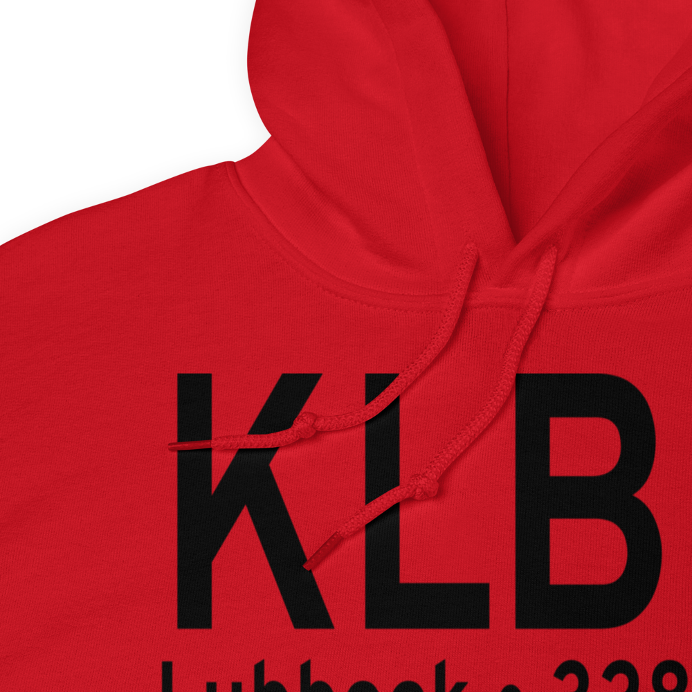 Lubbock Preston Smith International Airport (KLBB) ICAO Hoodie Sweatshirt 