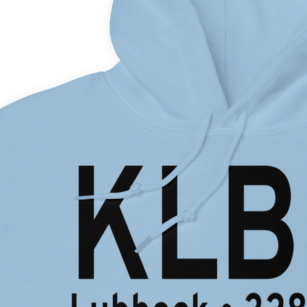 Lubbock Preston Smith International Airport (KLBB) ICAO Hoodie Sweatshirt 
