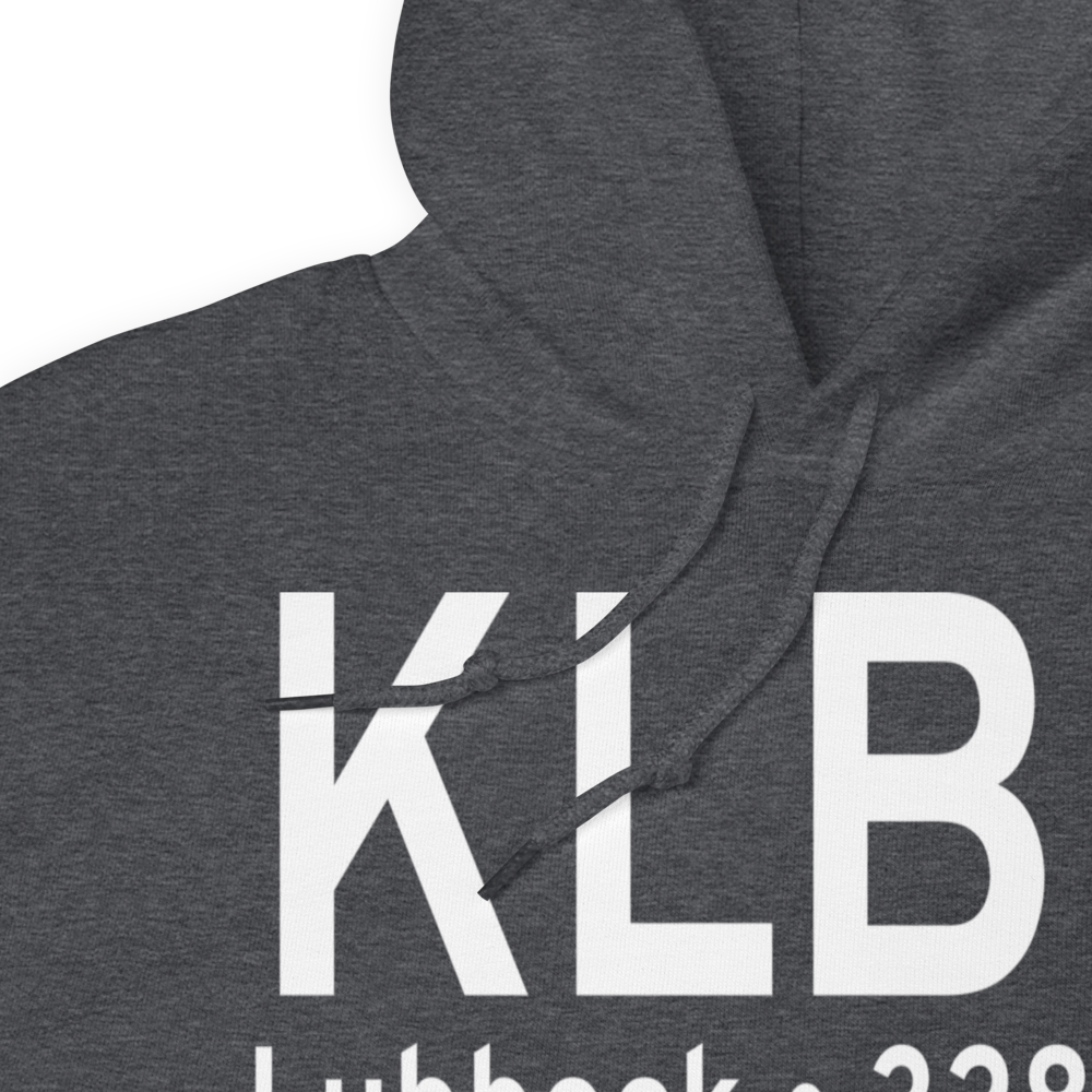 Lubbock Preston Smith International Airport (KLBB) ICAO Hoodie Sweatshirt 