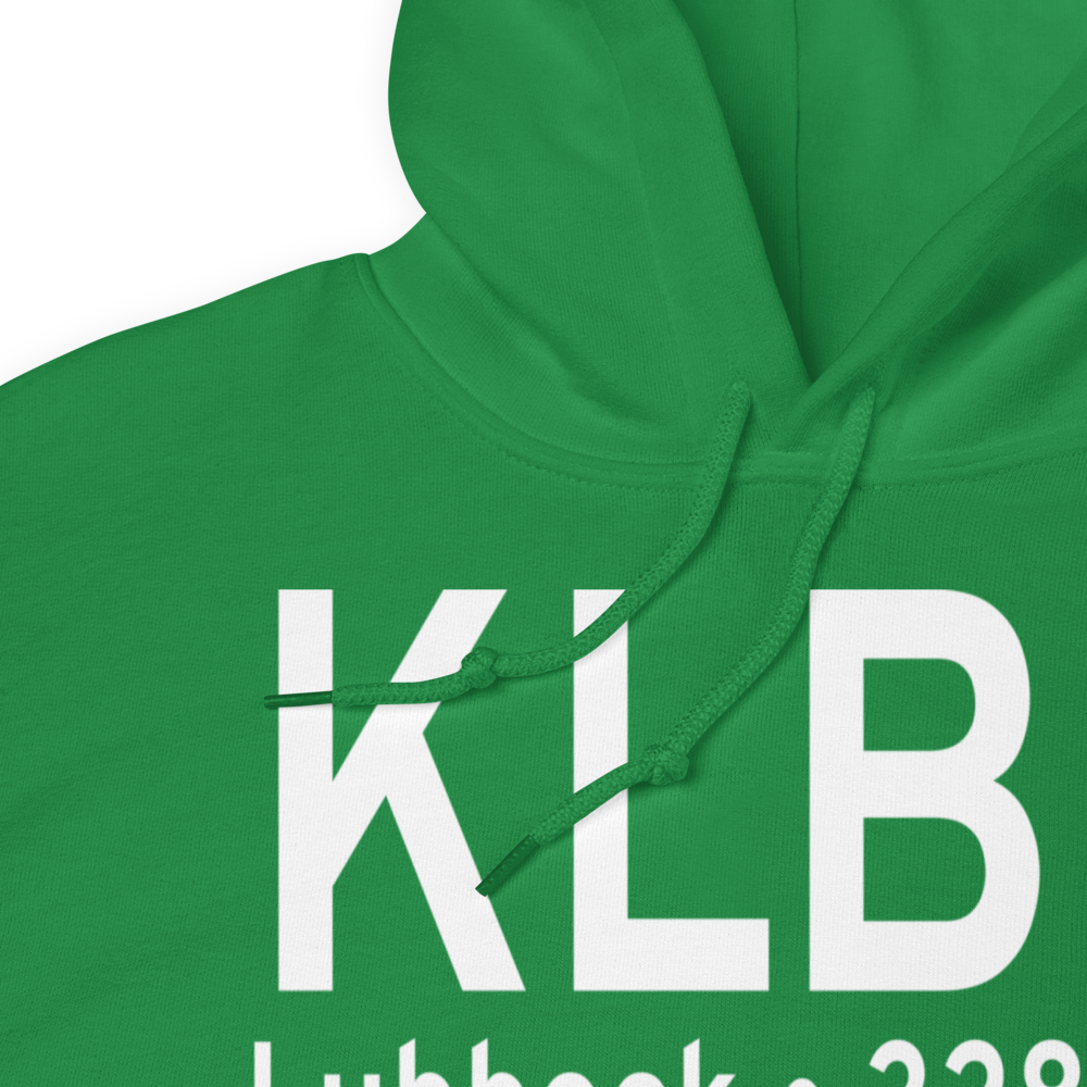 Lubbock Preston Smith International Airport (KLBB) ICAO Hoodie Sweatshirt 