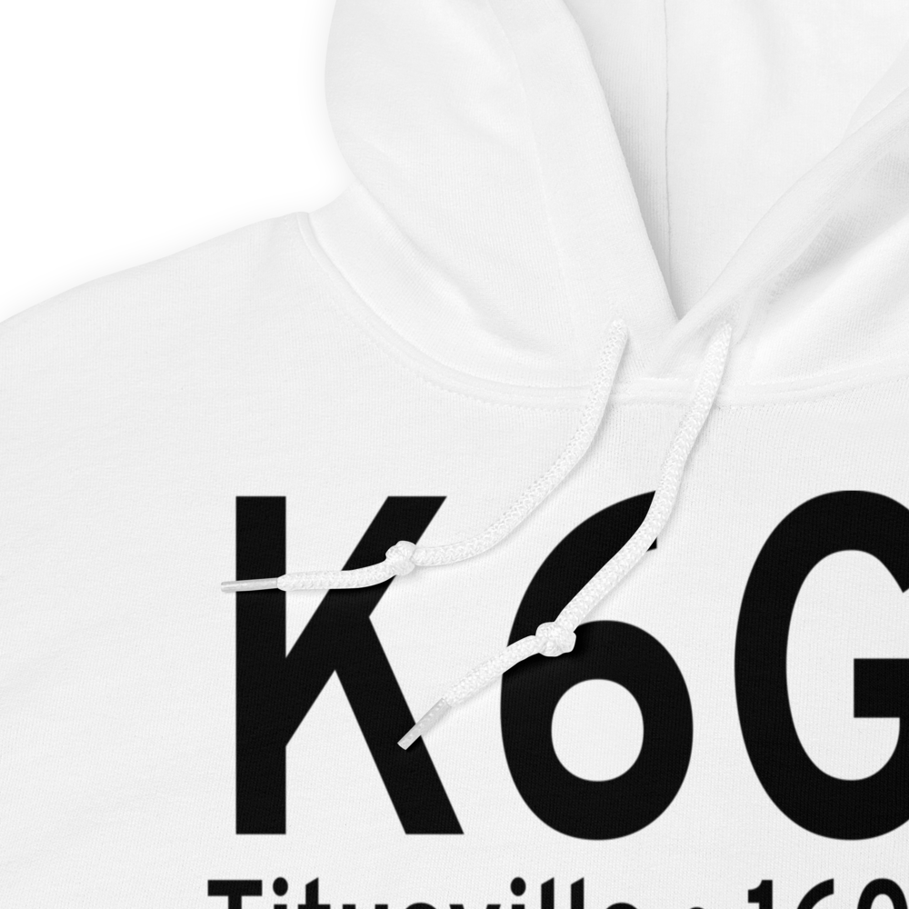 Titusville Airport (K6G1) ICAO Hoodie Sweatshirt 