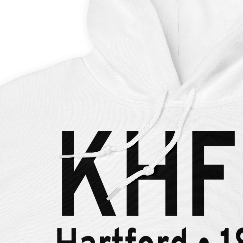 Hartford Brainard Airport (KHFD) ICAO Hoodie Sweatshirt 