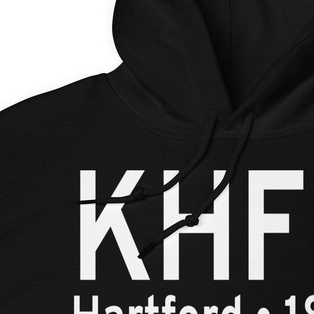 Hartford Brainard Airport (KHFD) ICAO Hoodie Sweatshirt 