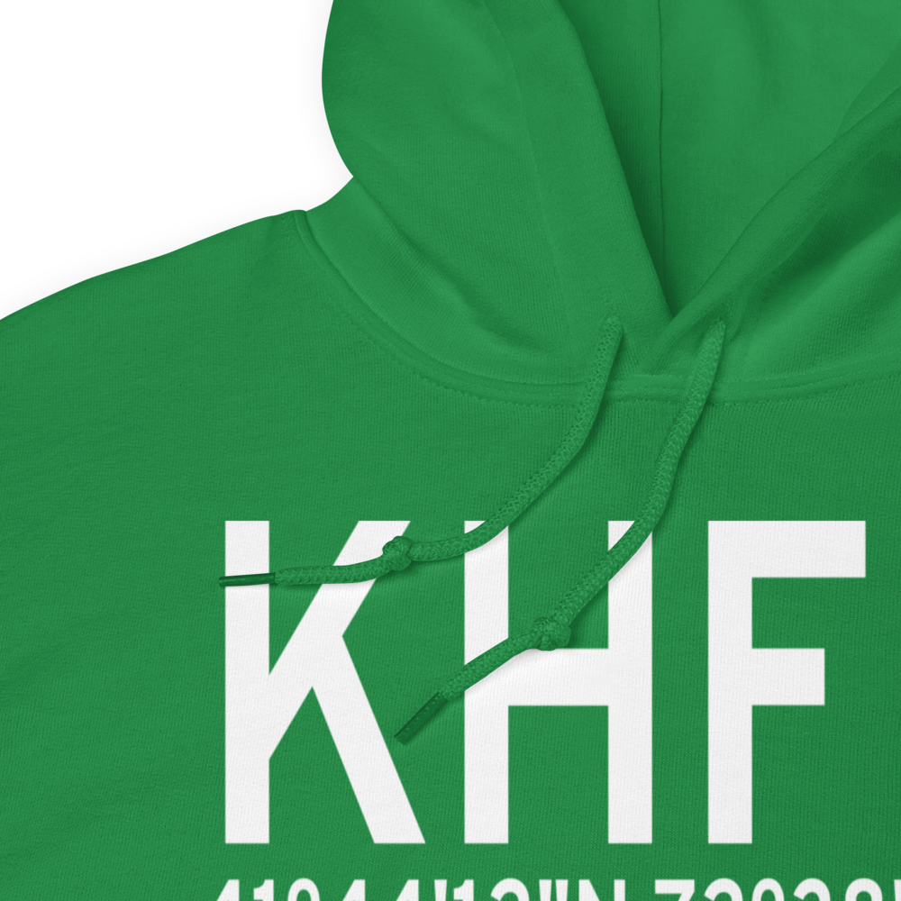 Hartford Brainard Airport (KHFD) ICAO Hoodie Sweatshirt 