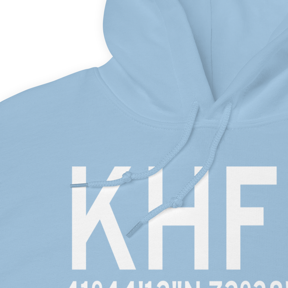 Hartford Brainard Airport (KHFD) ICAO Hoodie Sweatshirt 