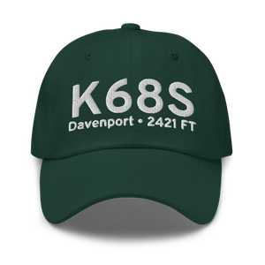 Davenport Airport (K68S) ICAO Hat