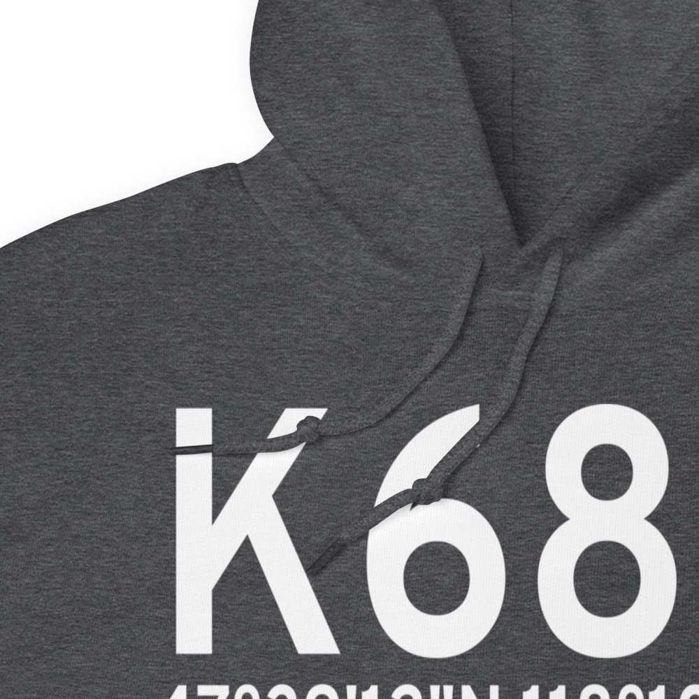 Davenport Airport (K68S) ICAO Hoodie Sweatshirt 