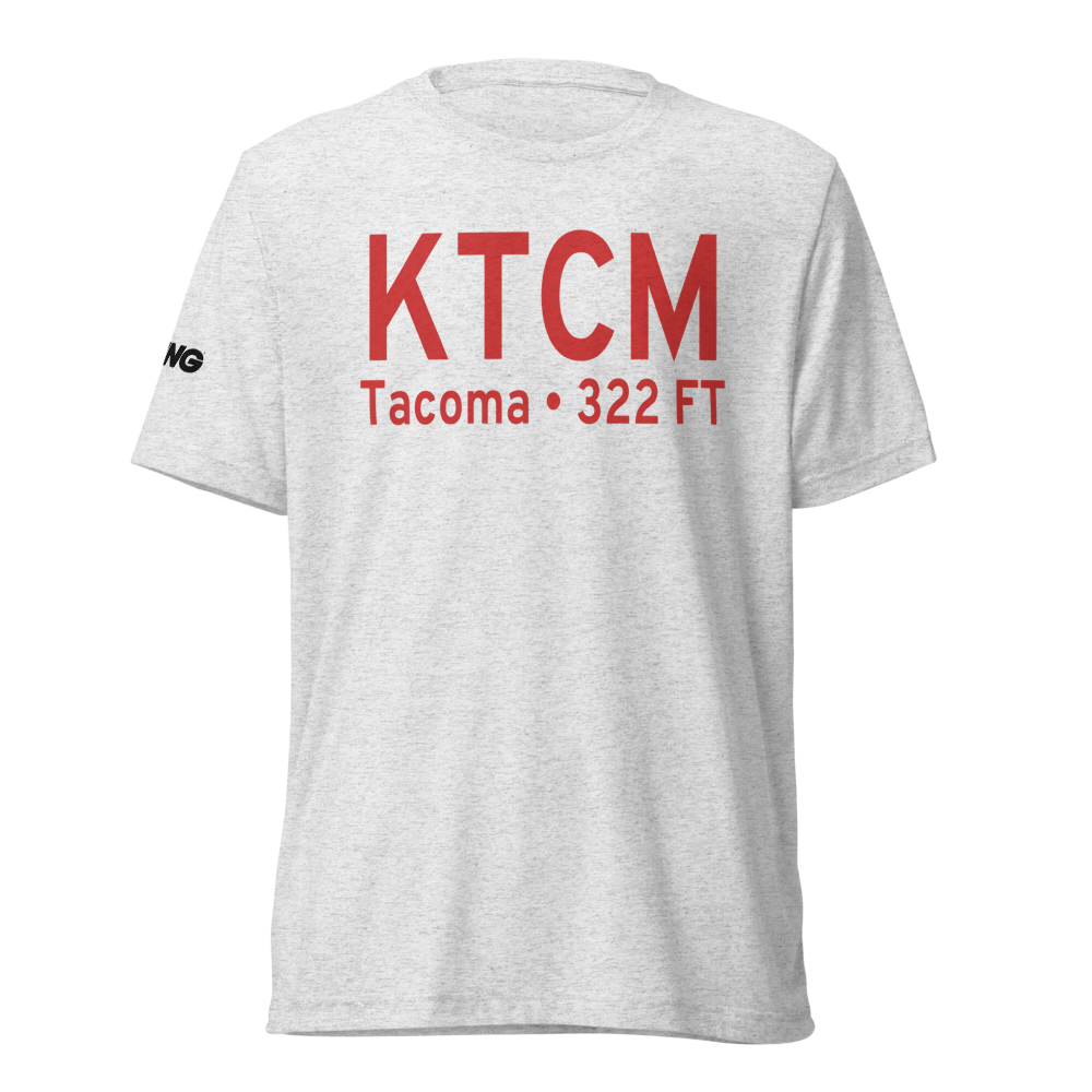 McChord Air Force Base (KTCM) ICAO Tri-blend T-Shirt 
