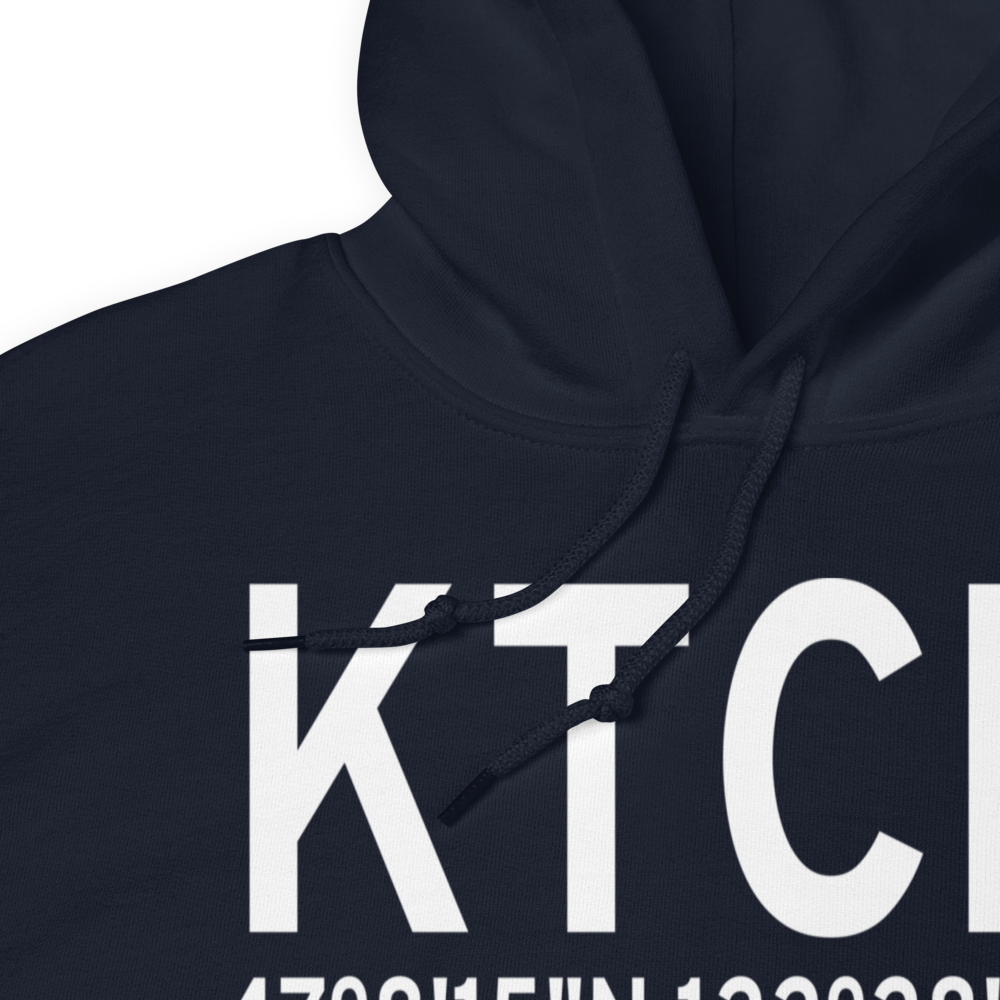 McChord Air Force Base (KTCM) ICAO Hoodie Sweatshirt 