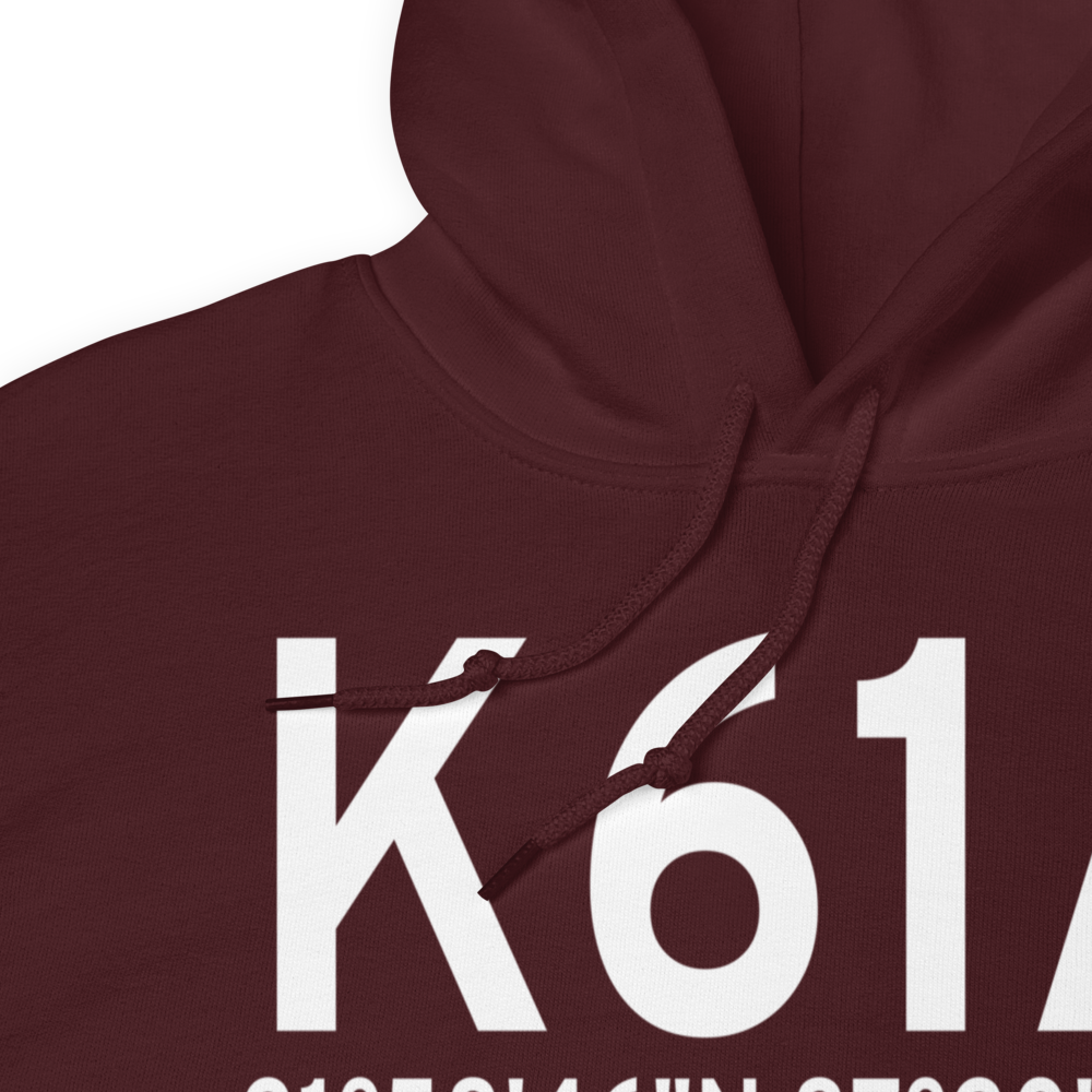 Camden Municipal Airport (K61A) ICAO Hoodie Sweatshirt 