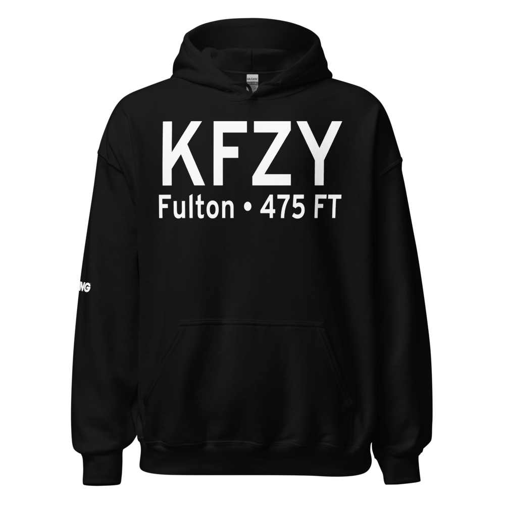 Oswego County Airport (KFZY) ICAO Hoodie Sweatshirt 