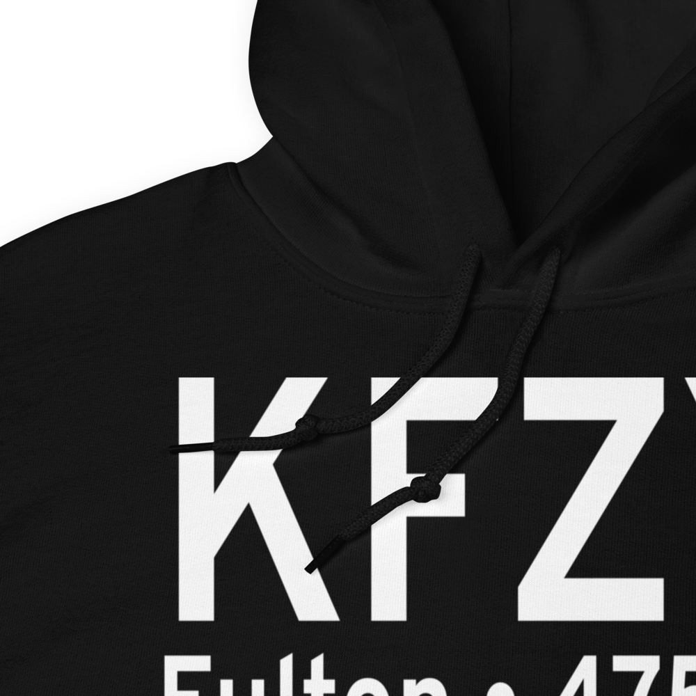 Oswego County Airport (KFZY) ICAO Hoodie Sweatshirt 
