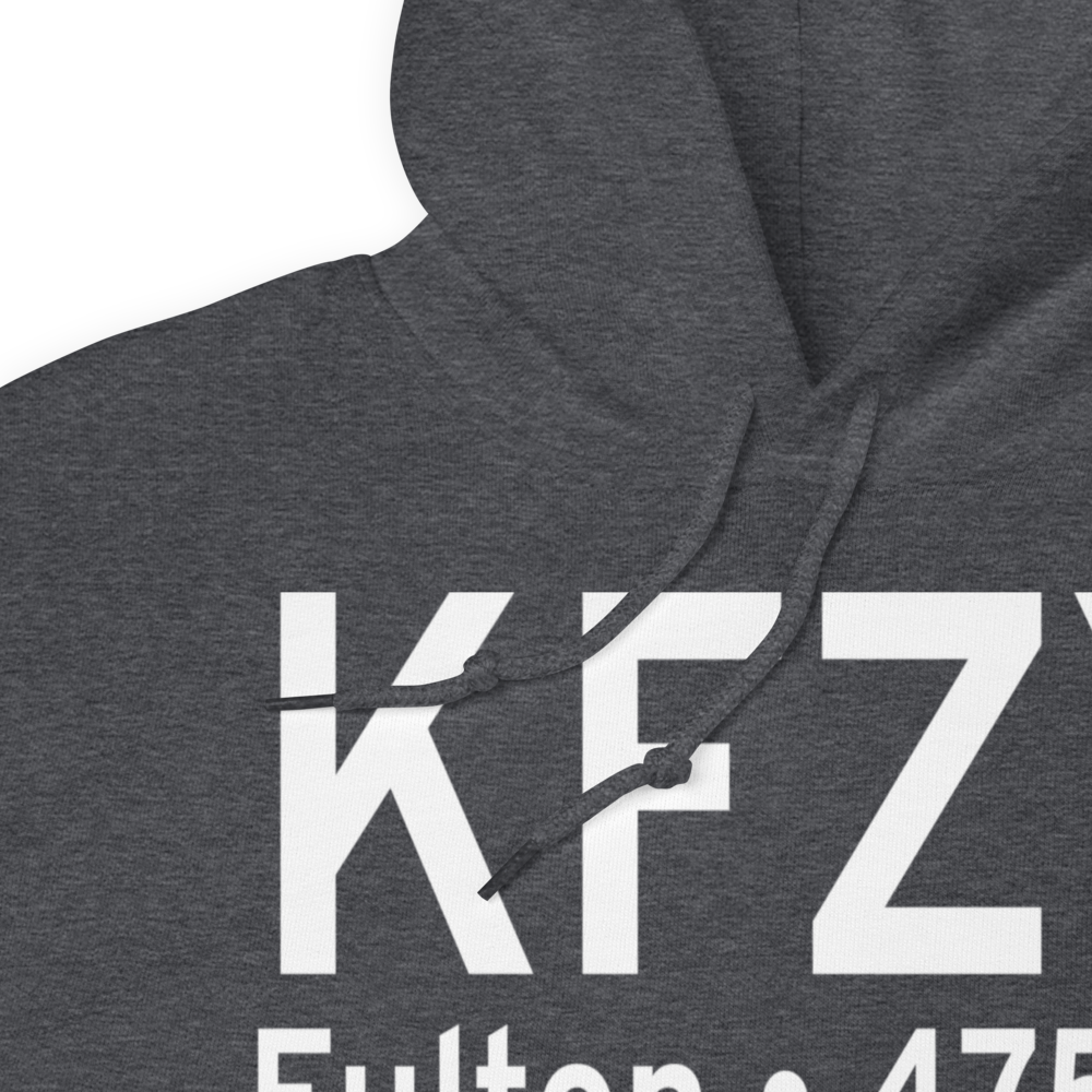 Oswego County Airport (KFZY) ICAO Hoodie Sweatshirt 